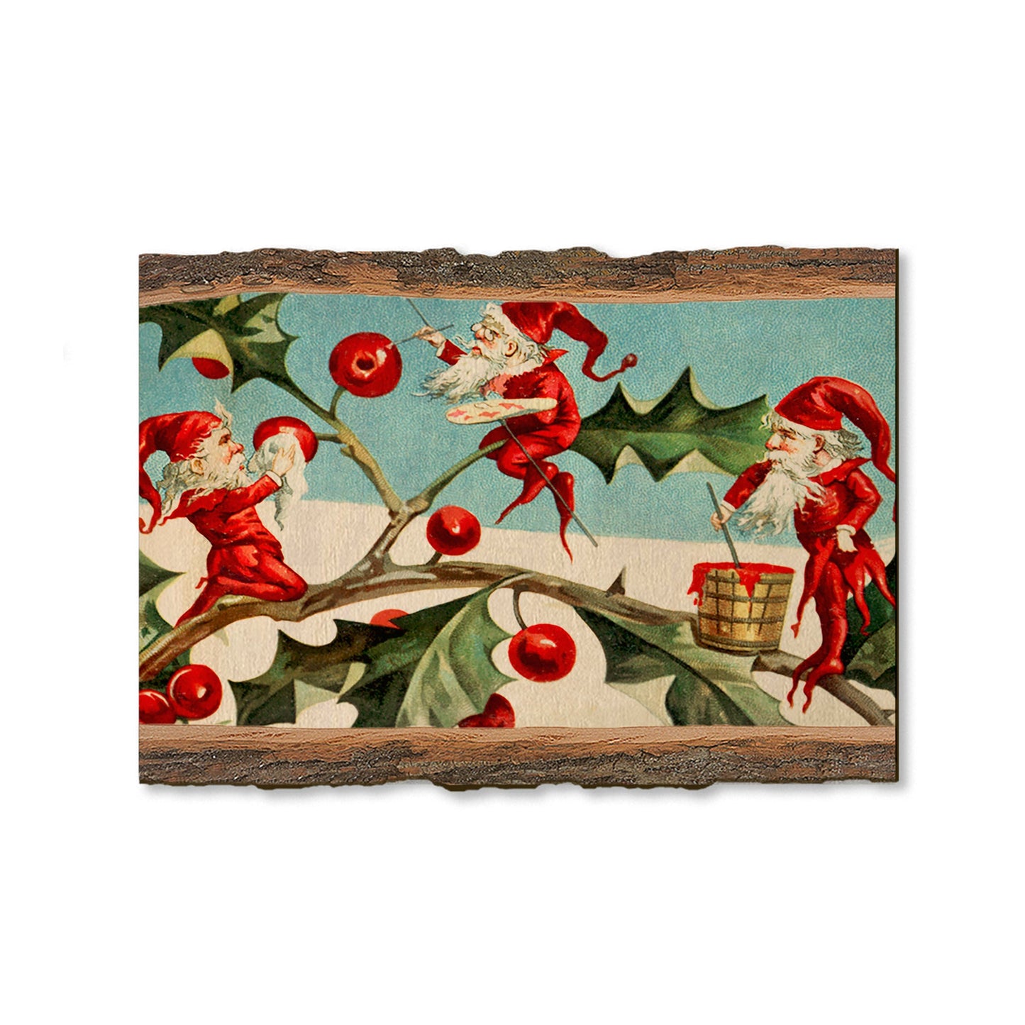 Three Elves - Holiday - Live Edge