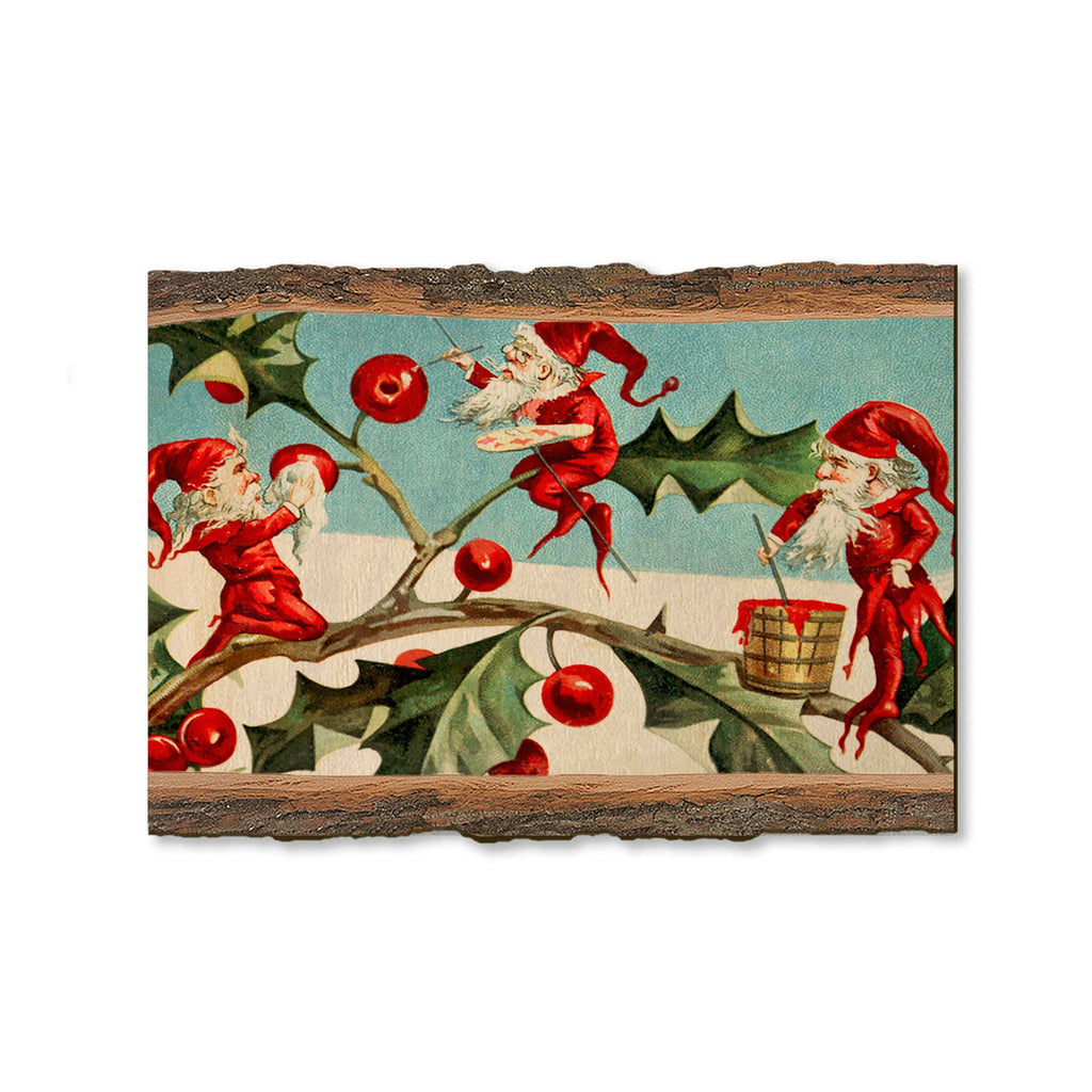 Three Elves - Holiday - Live Edge