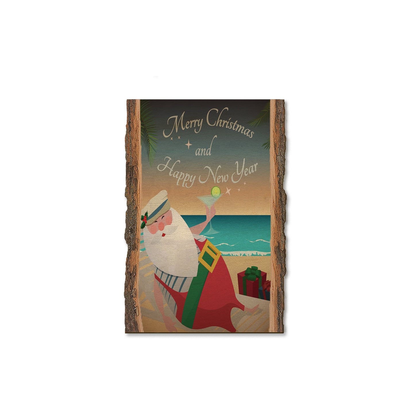 Beach Santa - Holiday - Live Edge