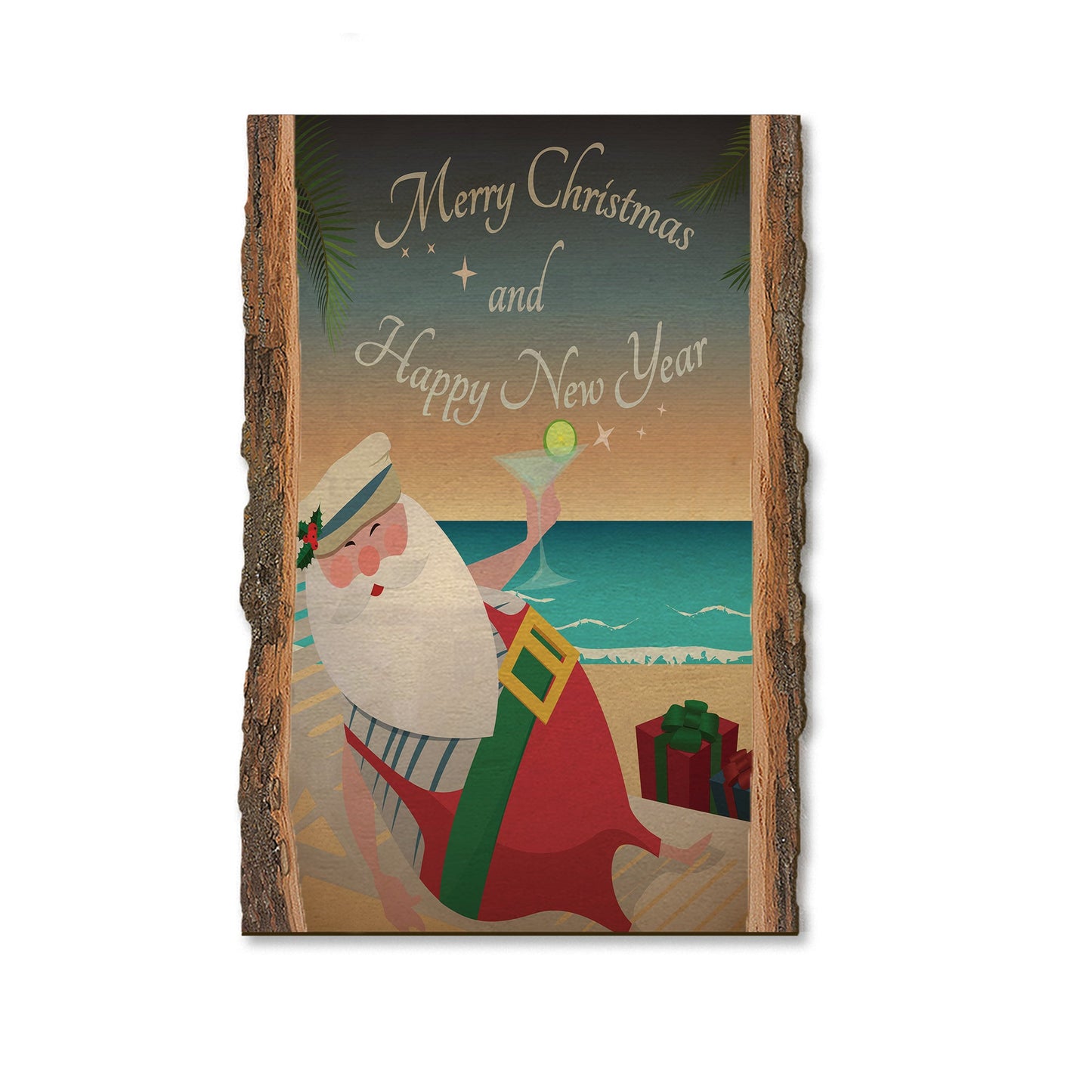 Beach Santa - Holiday - Live Edge