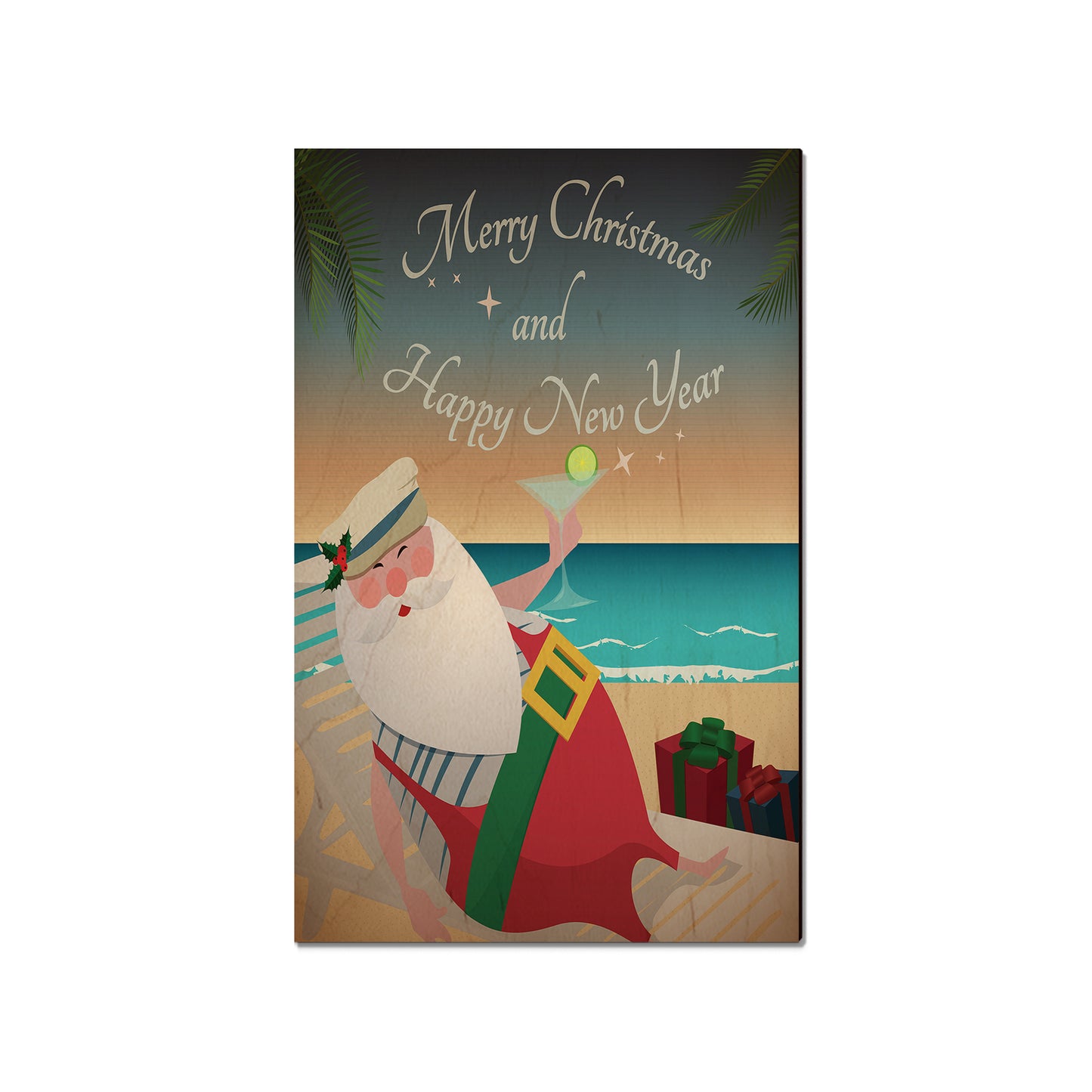 Beach Santa - Holiday - Classic Edge