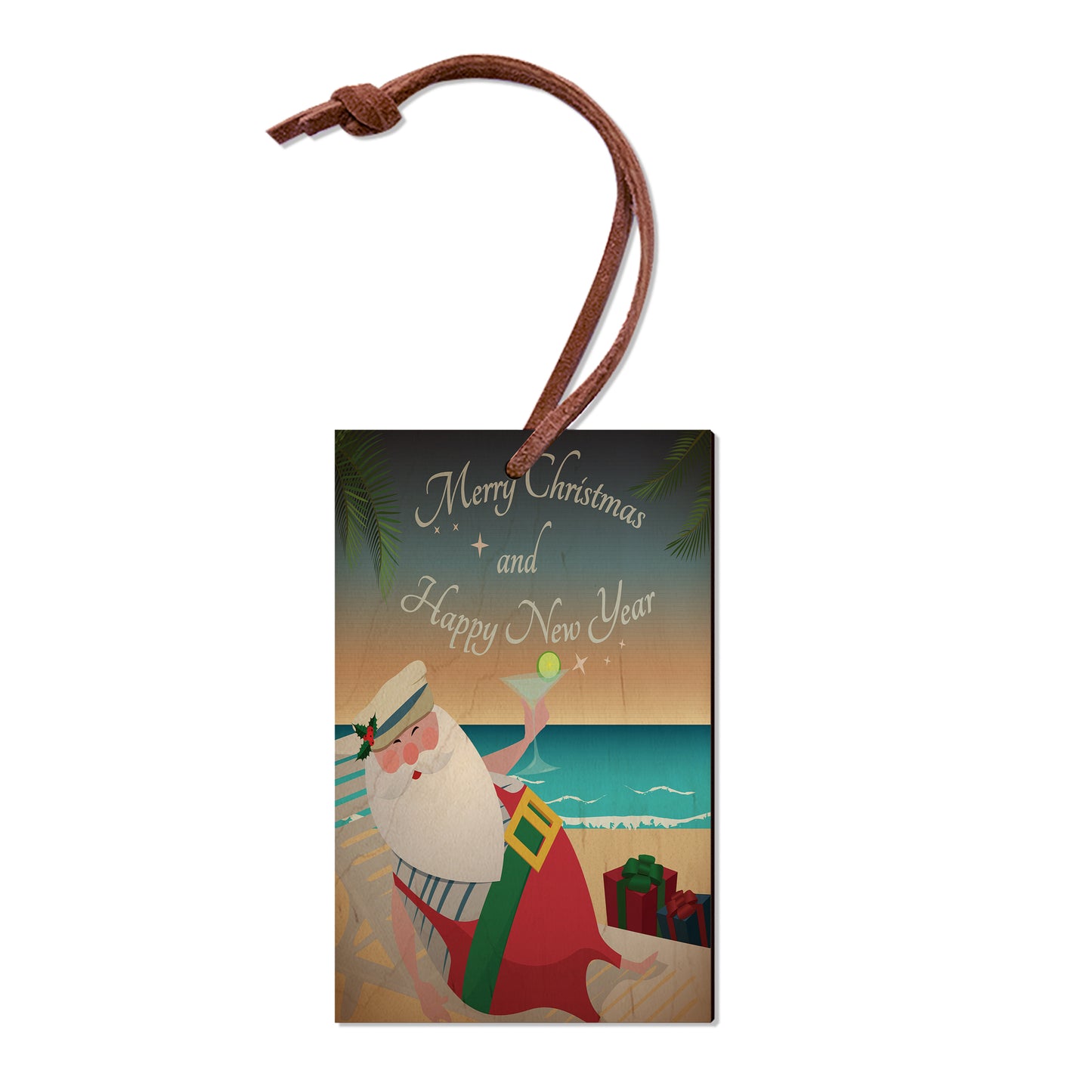 Beach Santa - Holiday - Classic Edge