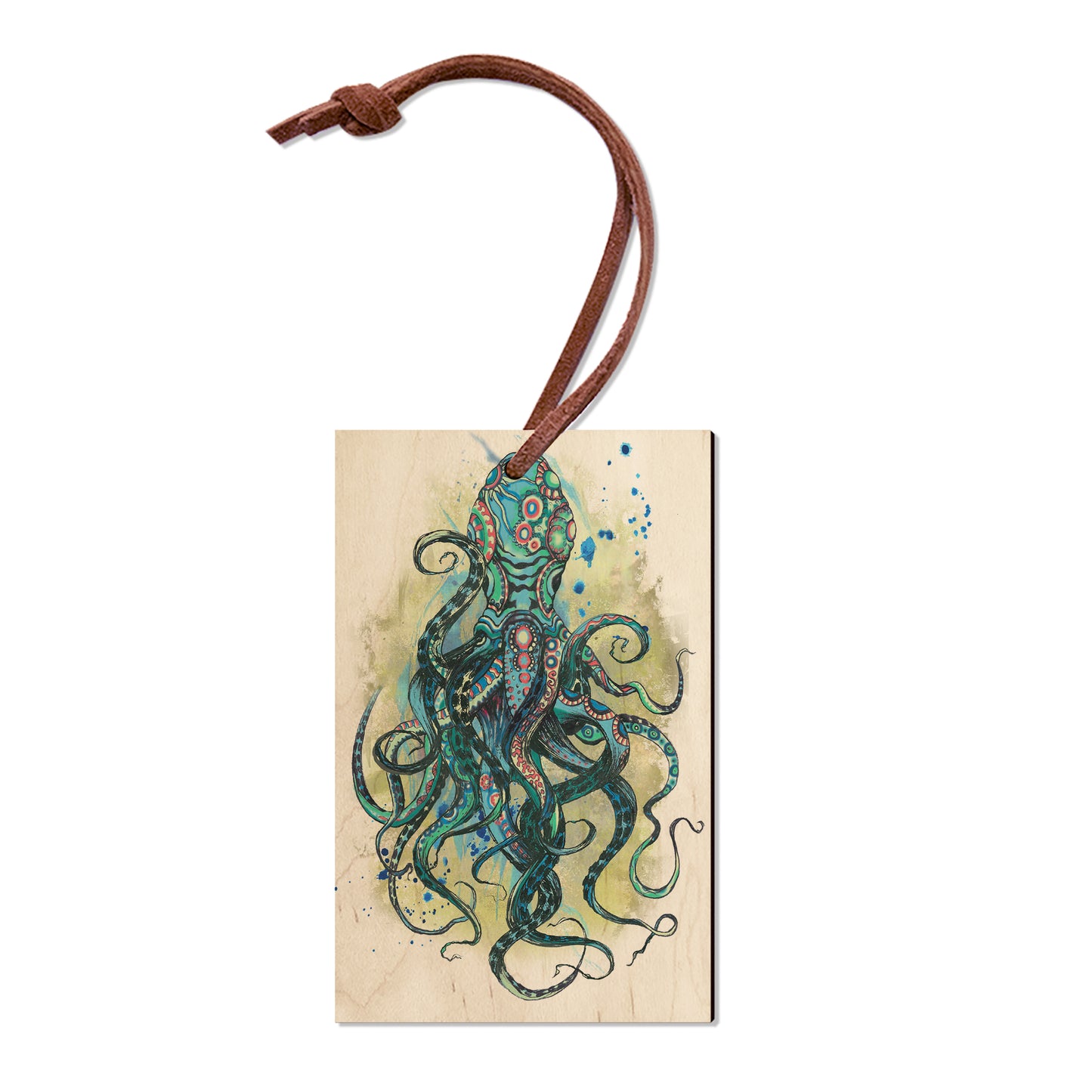 Colorful Blue Octopus - Classic Edge