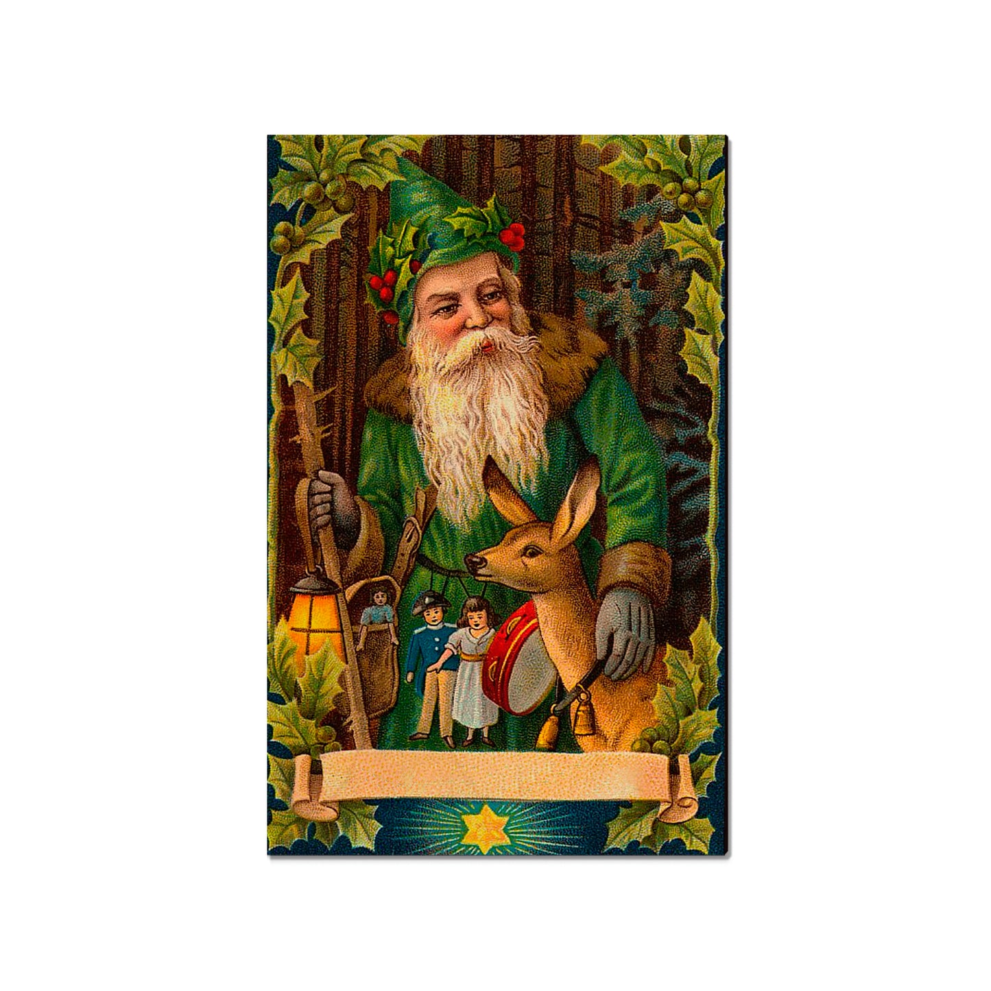 Forest Santa - Holiday - Classic Edge