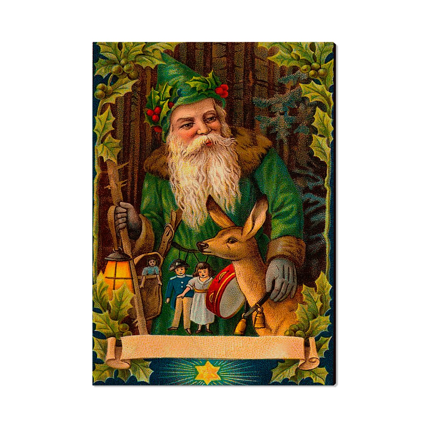 Forest Santa - Holiday - Classic Edge