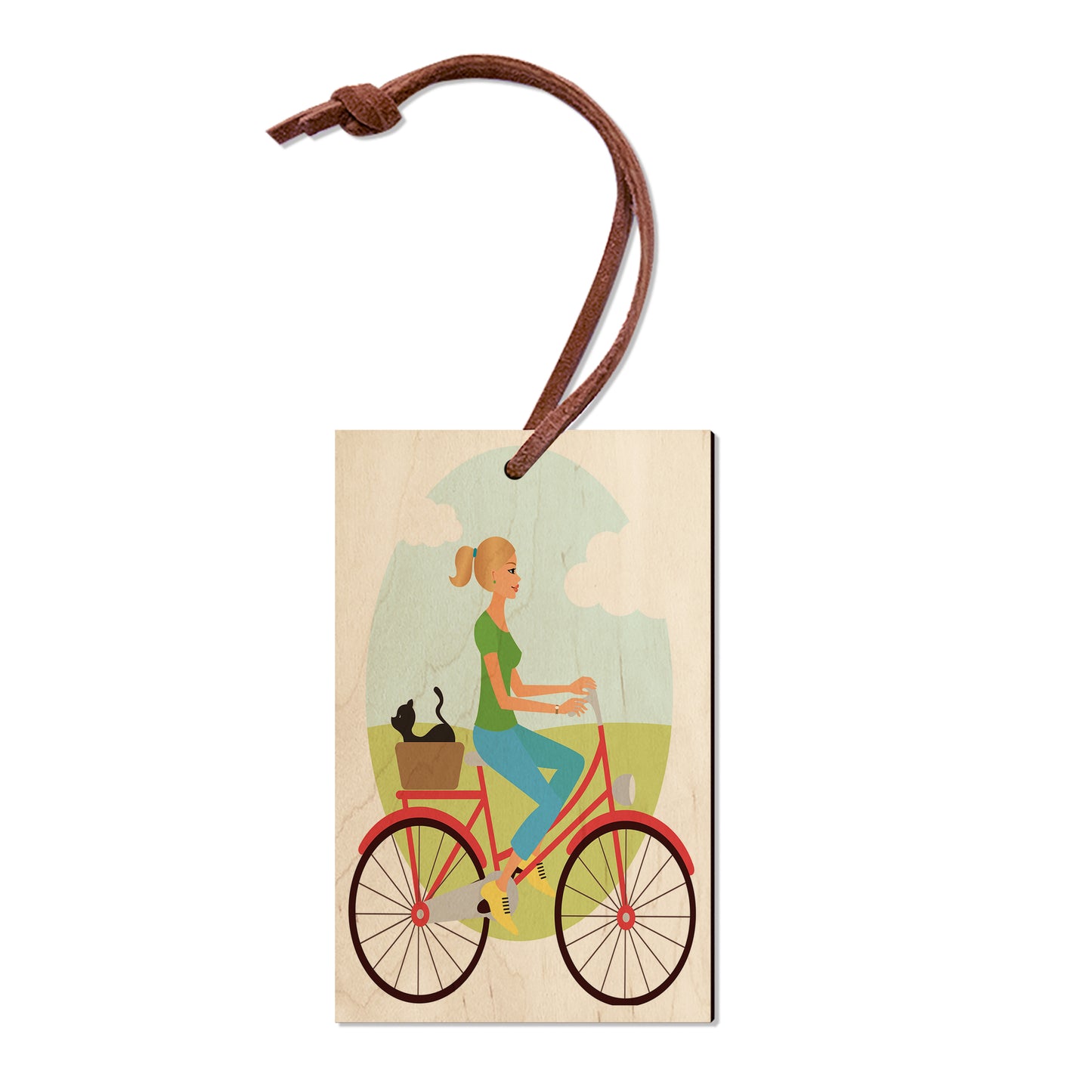 Red Bike Girl - Classic Edge