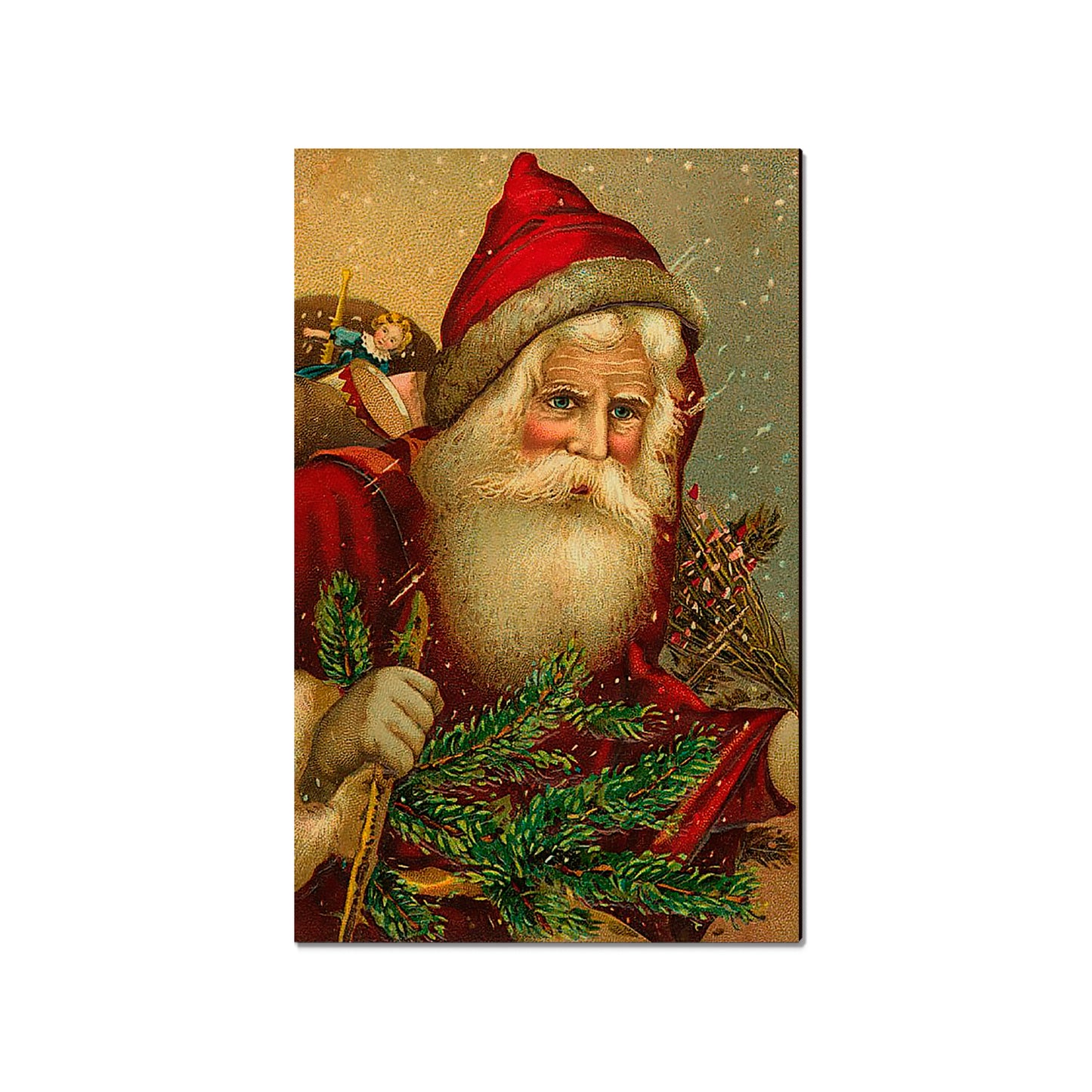 Red Hat Santa - Holiday - Classic Edge