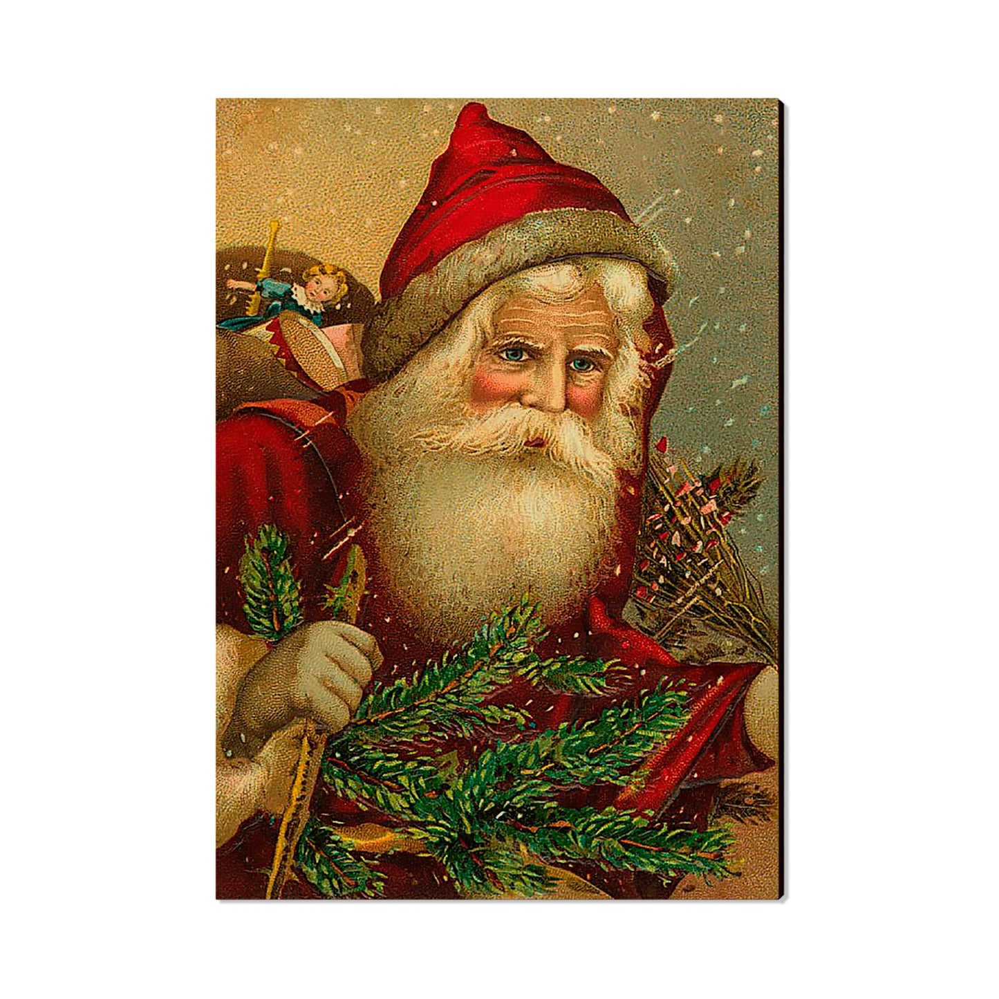 Red Hat Santa - Holiday - Classic Edge