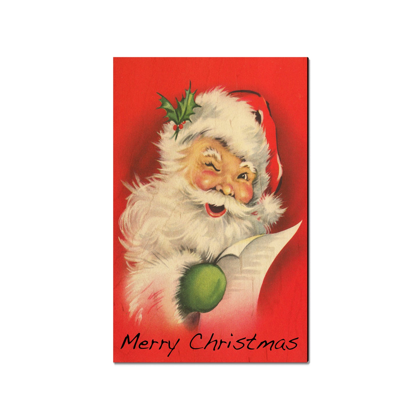 Red Santa - Holiday - Classic Edge