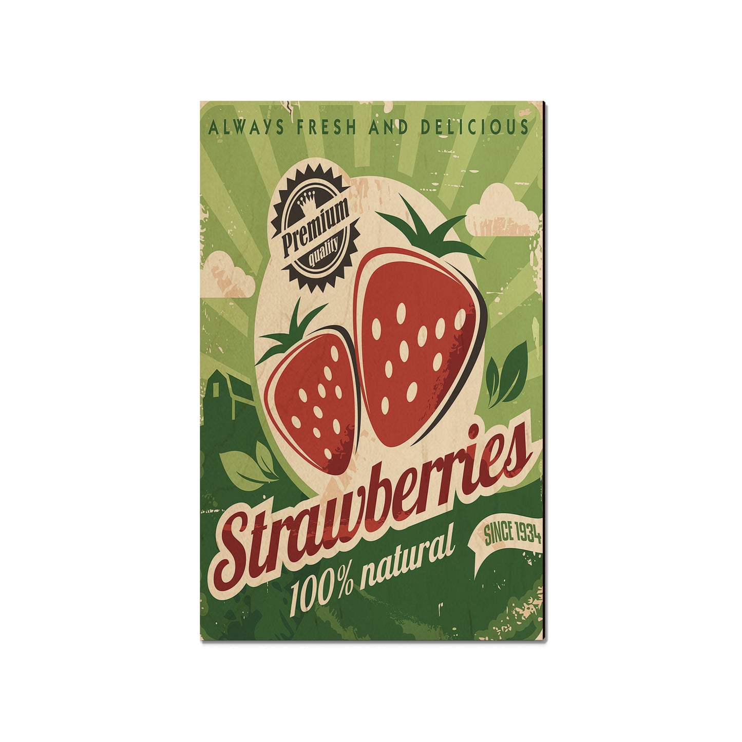 Natural Strawberries - Classic Edge